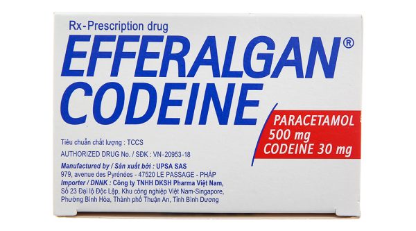Viên sủi Efferalgan Codeine giảm đau, hạ sốt (10 vỉ x 4 viên)