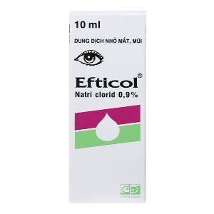 Dung dịch nhỏ mắt, mũi Efticol 0.9% vệ sinh mắt, mũi chai 10ml