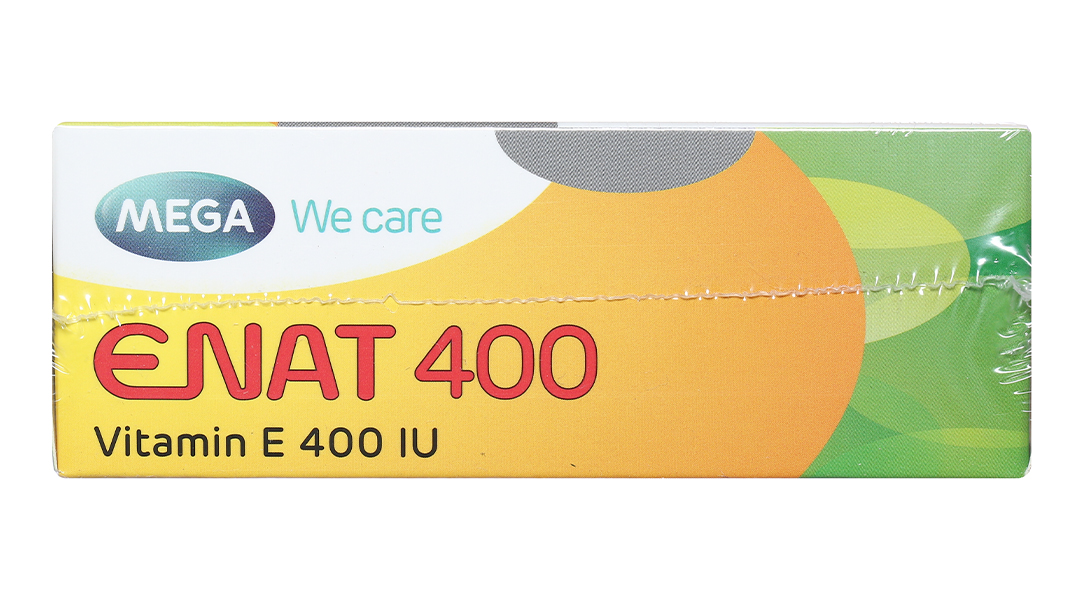 Enat 400 bổ sung vitamin E, ngừa lão hóa (3 vỉ x 10 viên)