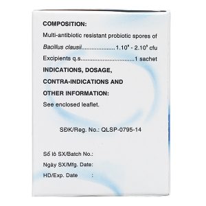 Bột men vi sinh Enterobella trị và phòng rối loạn vi sinh đường ruột (25 gói x 1g)