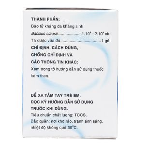 Bột men vi sinh Enterobella trị và phòng rối loạn vi sinh đường ruột (25 gói x 1g)