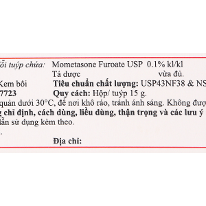 Kem bôi Esojay 0.1% điều trị bệnh vảy nến, viêm da dị ứng tuýp 15g