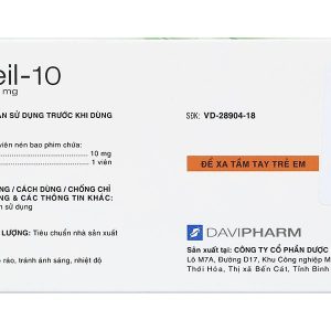 Esseil-10 chỉ định trong điều trị tăng huyết áp (10 vỉ x 10 viên)