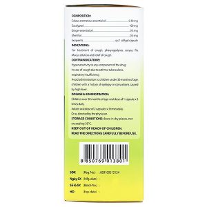 Eugica trị ho, đau họng, sổ mũi, cảm cúm, long đàm (10 vỉ x 10 viên)