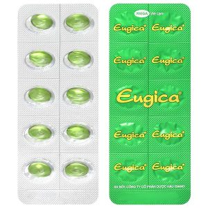 Eugica trị ho, đau họng, sổ mũi, cảm cúm, long đàm (10 vỉ x 10 viên)