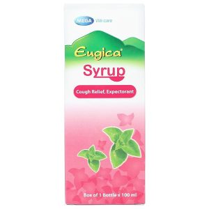 Eugica Sirô điều trị ho có đờm, ho mất tiếng, viêm đau họng chai 100ml