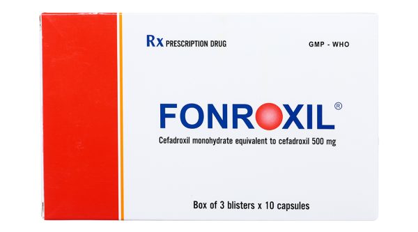 Fonroxil 500mg trị nhiễm khuẩn (3 vỉ x 10 viên)