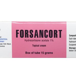 Kem bôi Forsancort trị các bệnh viêm da tiếp xúc tuýp 15g