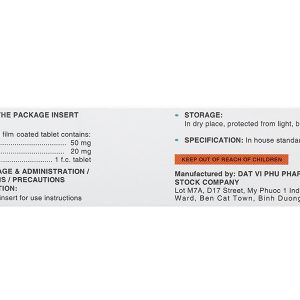 Franilax trị phù, tăng huyết áp (3 vỉ x 10 viên)