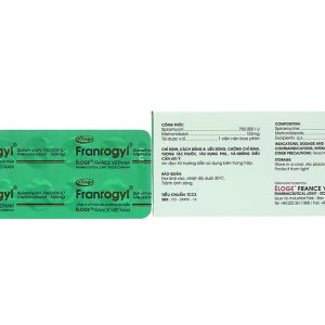 Franrogyl 20mg trị nhiễm khuẩn răng miệng (2 vỉ x 10 viên)