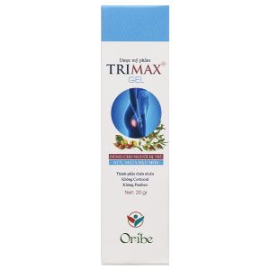 Gel Trimax giúp giảm các triệu chứng đau rát, sưng, nóng do trĩ gây ra tuýp 20g