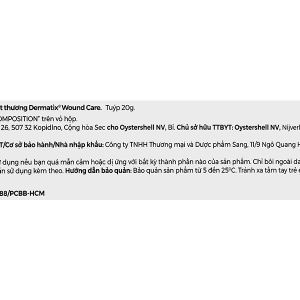 Gel Dermatix Wound Care hỗ trợ chữa lành vết thương tuýp 20g