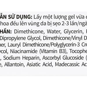 Gel ScarZ Intensive giúp giảm sẹo, mềm sẹo, đều màu da tuýp 9g