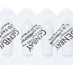 Viên đặt âm đạo Genbay 100mg trị nhiễm khuẩn, nấm âm đạo (2 vỉ x 6 viên)
