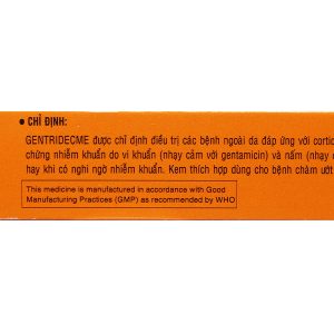 Gentridecme Cream trị viêm da tuýp 10g