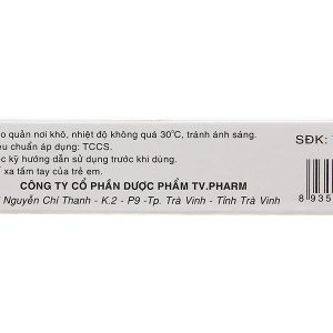 Glimepiride TV.Pharm 2mg trị đái tháo đường tuýp 2 (3 vỉ x 10 viên)