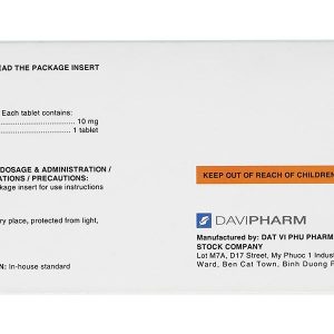 Glockner-10 trị triệu chứng cường giáp (10 vỉ x 10 viên)