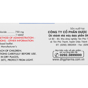 Glumeform 750 XR trị đái tháo đường (3 vỉ x 10 viên)