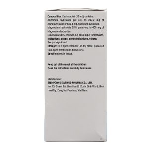 Hỗn dịch uống Grangel trị loét dạ dày, trào ngược dạ dày - thực quản (20 gói x 10ml)