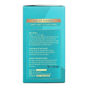 Hạ Áp Khang giúp tăng độ bền thành mạch, giảm huyết áp hộp 30 viên