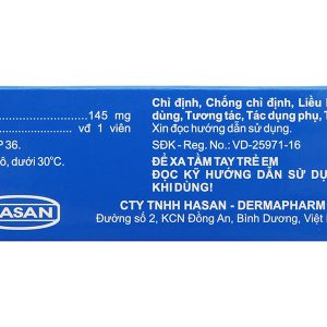 Hafenthyl 145mg trị rối loại lipoprotein máu (3 vỉ x 10 viên)