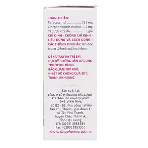 Cốm sủi Hapacol 325 Flu trị cảm cúm, cảm lạnh (24 gói x 1.5g)