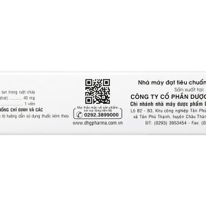 Haxium 40 trị trào ngược dạ dày, thực quản (3 vỉ x 10 viên)