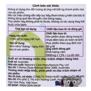 Healthy Care Kids High Strength DHA tăng sức đề kháng, tốt cho não bộ và mắt lọ 60 viên