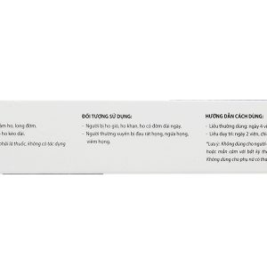 Heviho hỗ trợ giảm ho, đau rát họng hộp 20 viên