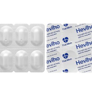 Heviho hỗ trợ giảm ho, đau rát họng hộp 20 viên
