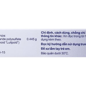 Kem bôi Hirudoid Forte trị viêm tĩnh mạch tuýp 14g