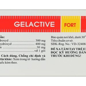 Hỗn dịch uống Gelactive Fort làm dịu các triệu chứng rối loạn tiêu hóa (30 gói x 10ml)