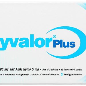 Hyvalor plus điều trị cao huyết áp (3 vỉ x 10 viên)