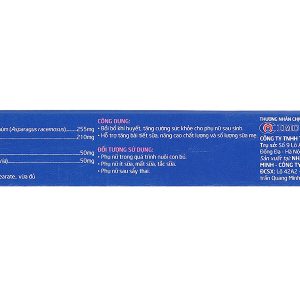 Ích Mẫu Lợi Nhi hỗ trợ tăng cường sức khỏe cho phụ nữ sau khi sinh hộp 20 viên