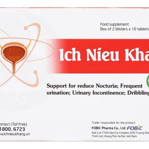 Ích Niệu Khang hỗ trợ giảm tiểu đêm hộp 20 viên