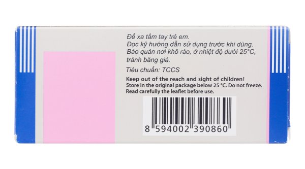 Kalium Chloratum 500mg phòng và trị thiếu kali (10 vỉ x 10 viên)