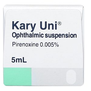 Hỗn dịch nhỏ mắt Kary Uni 0.005% trị đục thủy tinh thể lọ 5ml