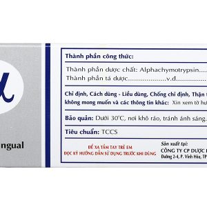 Katrypsin Fort 8400IU trị phù nề sau chấn thương, phẩu thuật, bỏng (10 vỉ x 10 viên)