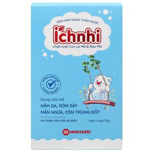 Kem bôi hăm ngứa thảo dược Ích nhi làm mát da, làm diu da bị hăm ngứa cho trẻ em tuýp 30g