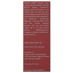 Vascovein Cream giúp ngăn ngừa, cải thiện tình trạng suy giãn tĩnh mạch tuýp 50g