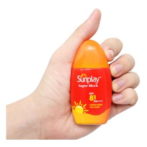 Sữa chống nắng Sunplay Super Block SPF 81/PA++++ ngăn da đen sạm chai 30g