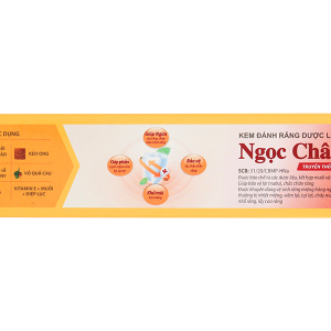 Kem đánh răng dược liệu Ngọc Châu Truyền Thống làm sạch răng lợi tuýp 170g