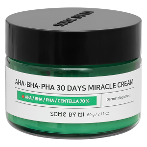 Kem dưỡng da Some By Mi AHA-BHA-PHA 30 Days Miracle Cream giúp giảm mụn hũ 60g