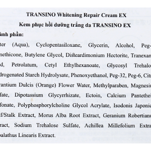 Kem dưỡng trắng da Transino Whitening Repair Cream EX dưỡng ẩm phục hồi da hũ 35g
