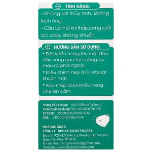 Khẩu trang y tế Winer N95 4 lớp màu trắng hộp 10 cái