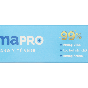 Khẩu trang y tế Famapro VN95 4 lớp màu trắng hộp 10 cái
