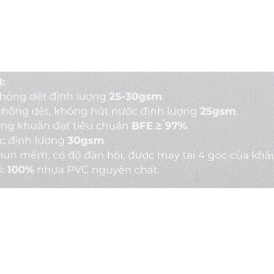 Khẩu trang y tế Mask Care 4 lớp màu xám hộp 50 cái