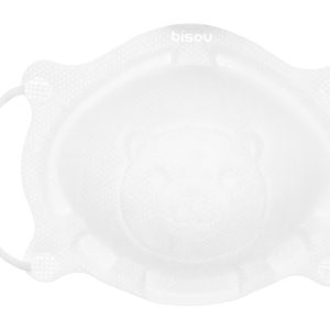Khẩu trang y tế trẻ em Bísou Baby mask họa tiết gấu gói 6 cái
