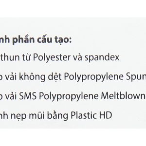 Khẩu trang y tế Trí Đức 4 lớp màu trắng hộp 50 cái