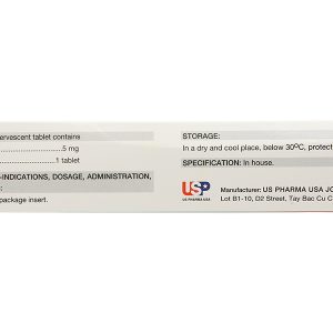 Viên sủi Kidpredni 5mg hỗ trợ kháng viêm, ức chế miễn dịch (5 vỉ x 10 viên)